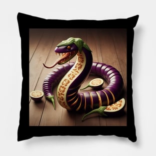 Snake Vegetables Pillow