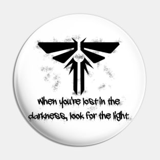 Look For The Light (Black) Pin