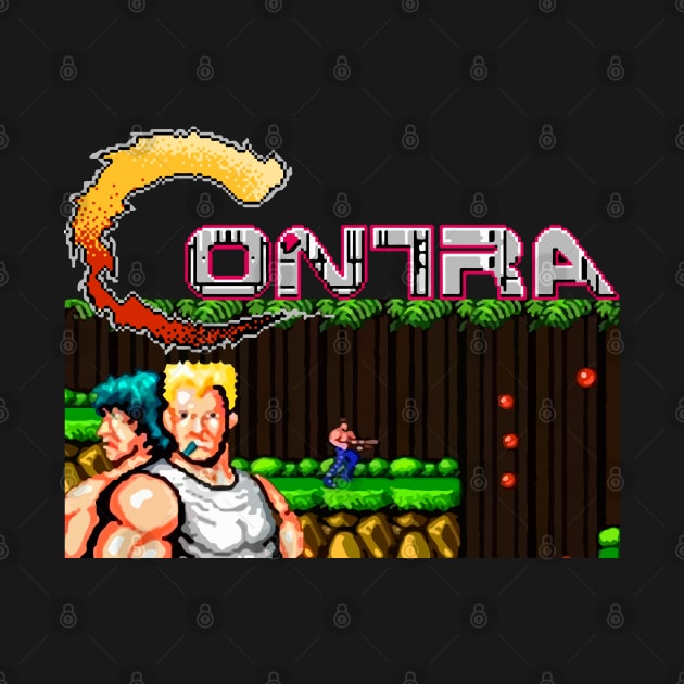 Contra Video Game 90s Kid by Joker & Angel