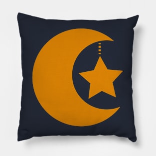 moon and star Pillow