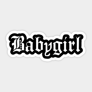 Babygirl Stickers Teepublic