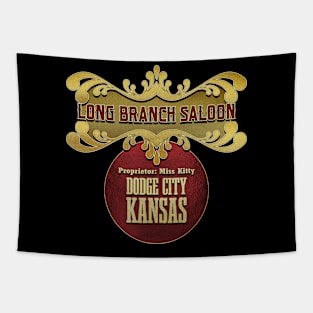 Long Branch Saloon. Gunsmoke. Tapestry