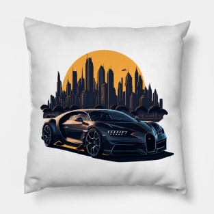 Bugatti Chiron Classic Car Pillow