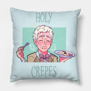 Holy Crepes-Good Omens Pillow