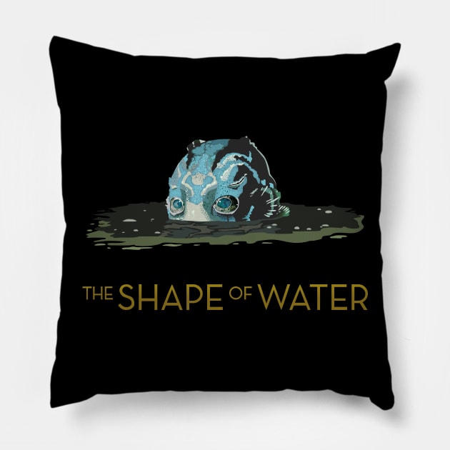 The shape of water Pillow by atizadorgris