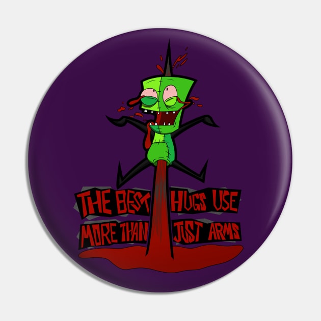 HAPPY MEATBAGS! "The Best Hugs Use More Than Just Arms!" Pin by CacklingPumpkins