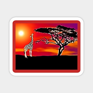 African Acacia Tree Magnet