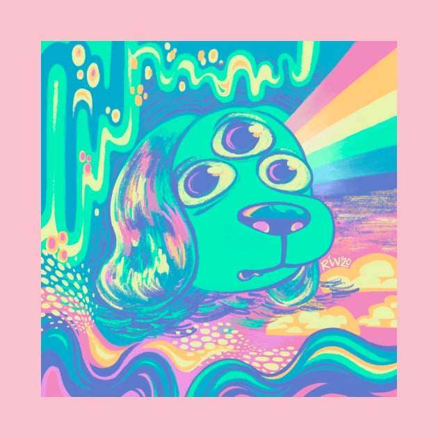 Rainbow Dog Sees All by Rivkah