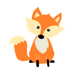 Cute Orange Fox T-Shirt