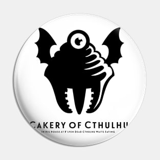 Cakery of Cthulhu on White Pin