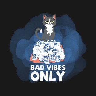 Bad Vibes Only [Blue] T-Shirt