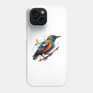 bird with pop art style Phone Case