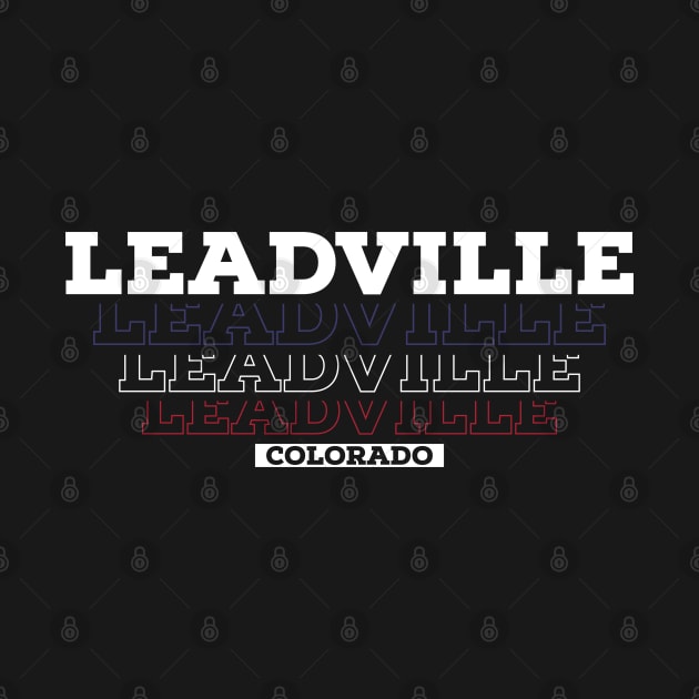 Leadville Colorado USA Vintage by Zen Cosmos Official