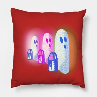 The Ghostly Trio Pillow