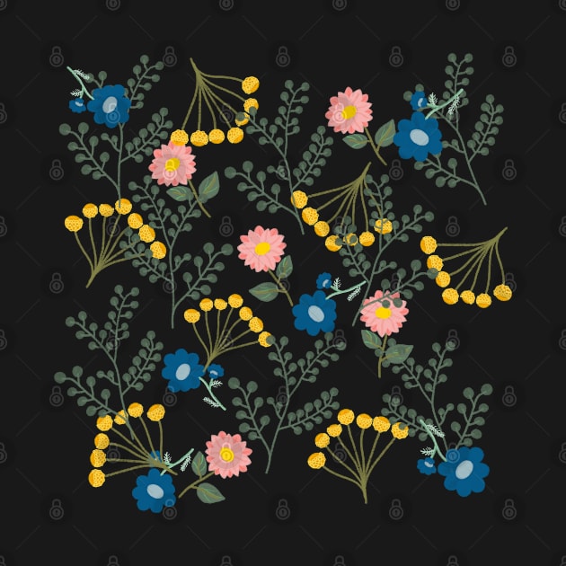 Wildflowers by Floflo art