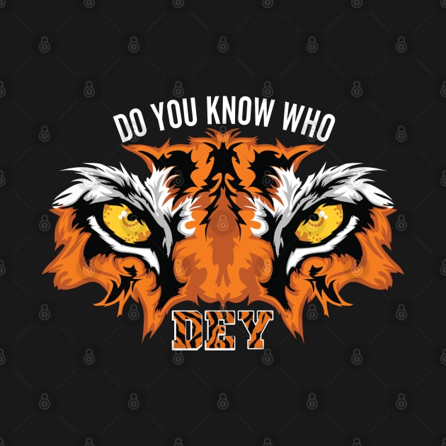 Who Dey Bengals Football by DarkTee.xyz