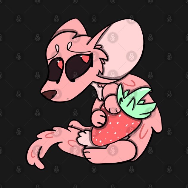 Sable Hugging Strawberry by SableShroom