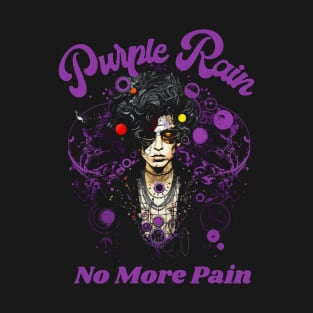 Prince Purple Rain No More Pain Memorial T-Shirt