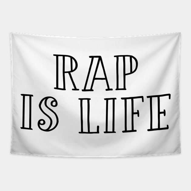 Rap music fan gift for girl Tapestry by NeedsFulfilled