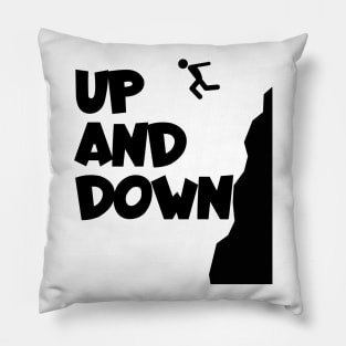 Cliff jumping up and down Pillow