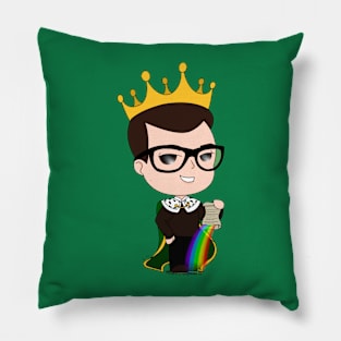 The List King Cartoon Pillow