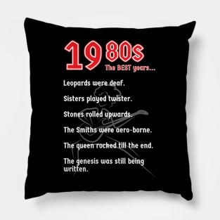 1980s Rock Music Pillow