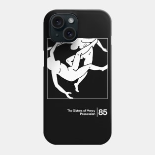 The Sisters Of Mercy - Possession / Minimalist Style Graphic Artwork Design Phone Case