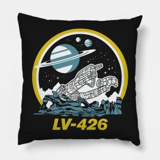 LV 426 Derelict Spacecraft Vacation Parody Pillow