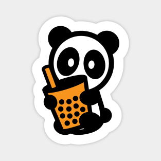 Boba Tea Panda Magnet