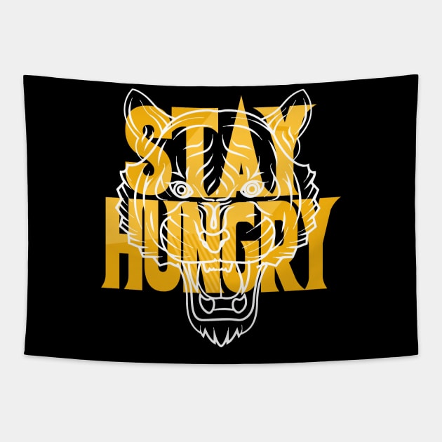 Stay Hungry Del Sol Tapestry by funandgames