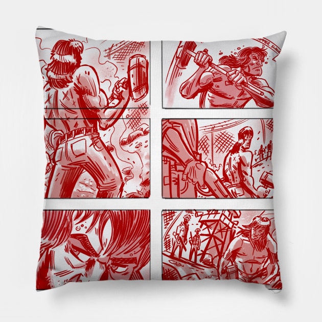 Chain Gang #4 Pillow by Mason Comics