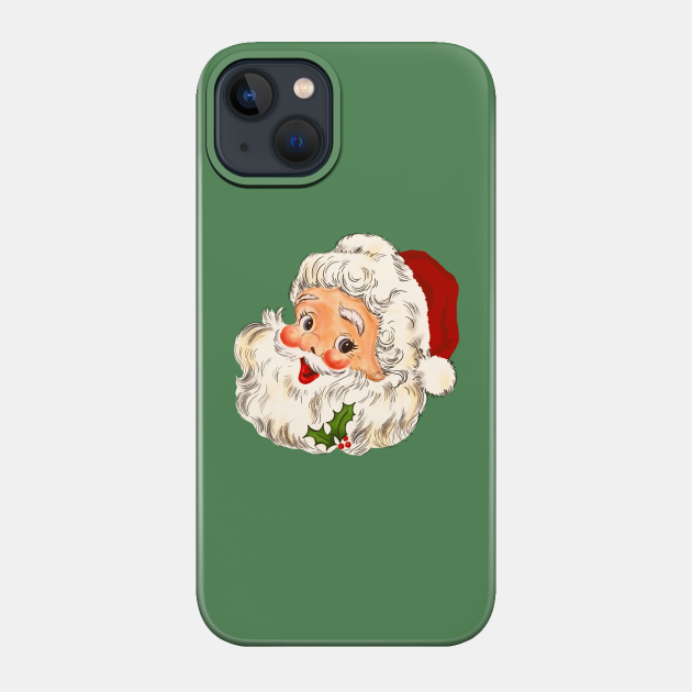 Vintage Santa No 1 - Santa Claus - Phone Case