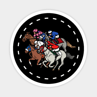 Horse Race Final Sprint Magnet