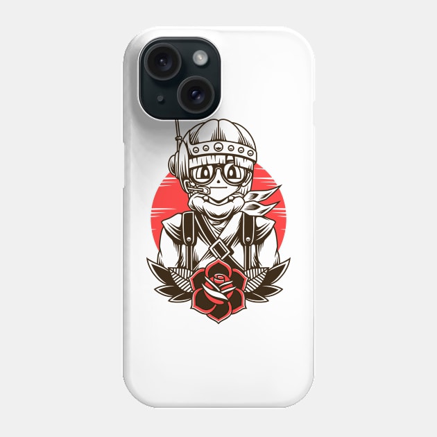 Lucca Tattoo Phone Case by Alundrart