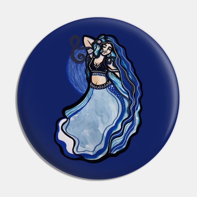 Belly Dancer Pin by bubbsnugg