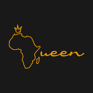 African Queen, Africa Map T-Shirt