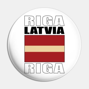 Flag of Latvia Pin