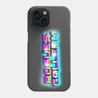 ROGUES GALLERY 80s Text Effects 4 Phone Case