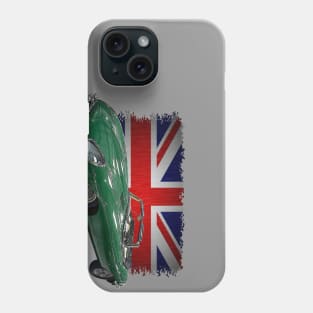 British Racing Green Jaguar E-Type Phone Case