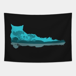 Cat Nature Tapestry