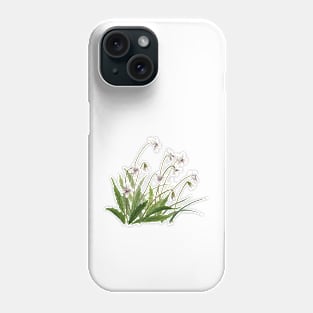 January 6th birthday flower Phone Case