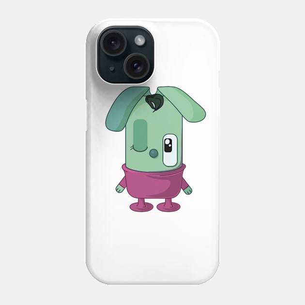 kooky rabbit Phone Case by DariaMT