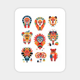 Majestic Leo Zodiac Design Magnet