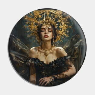 Goddess in Mourning Pin