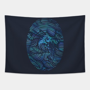 Kiwi fingerprint Tapestry