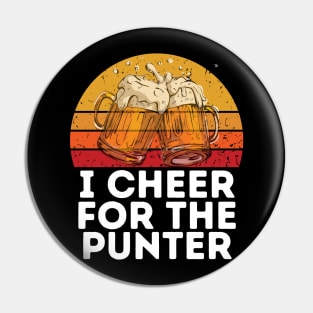 i cheer for the punter Pin