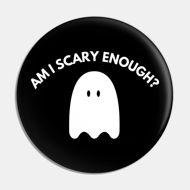 Am I Scary Enough? Minimalistic Halloween Design. Simple Halloween Costume Idea Pin by That Cheeky Tee