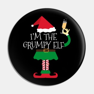 I'm The Grumpy Elf Christmas Pin