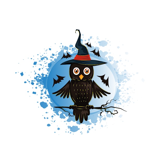 Halloween Owl by teegear