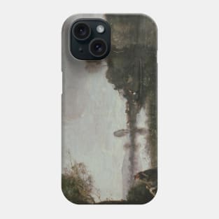 The Seine at Chatou by Jean-Baptiste Camille Corot Phone Case